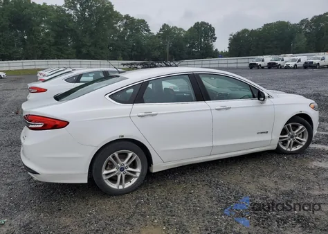 2018 Ford Fusion Se Hybrid из США, поврежденный, VIN 3FA6P0LU9JR163483